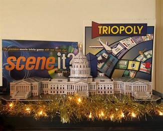 board games, US capital replica 