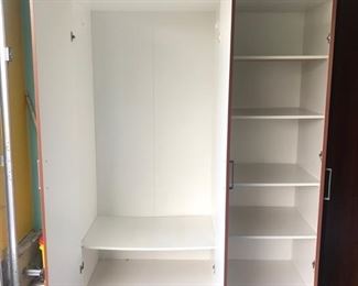 storage cupboard, 55 inches wide, 71 inches tall, 
20 inches deep