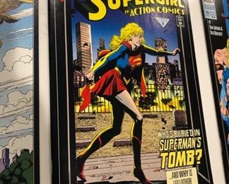 DC Funeral For A Friend 6 Supergirl In Action Comic Book, Great Condition 