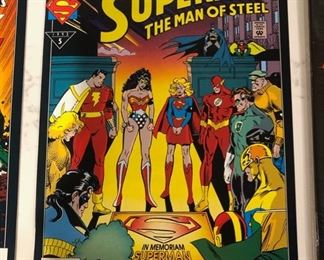 DC Funeral For A Friend 3 Superman The Man Of Steel Comic Book, Great Condition  