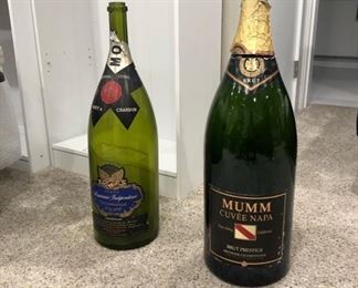 Vintage Champagne Carafe, Bottles 50 plus years