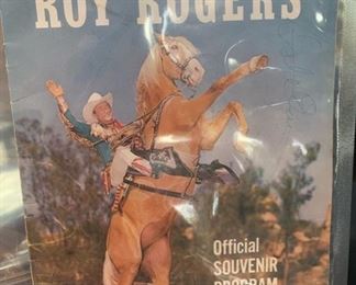 Dale Evans Signed Roy Rogers Program 