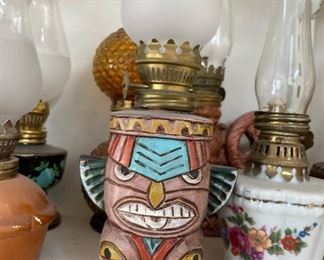 Vintage Oil Lamps 