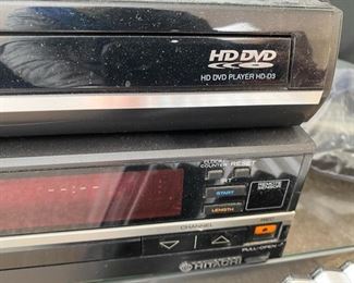 Toshiba DVD Player, Hitachi VHS Player