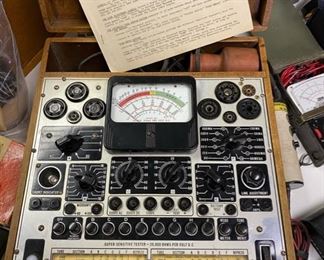 Series 954 Electronamic Tube and Set Tester, Precision Apparatus Company 