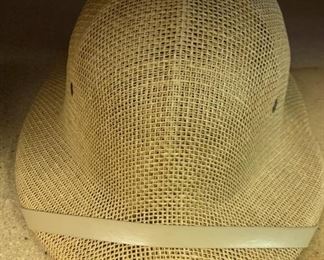 Vintage Eddie Bauer Straw Safari Hat 