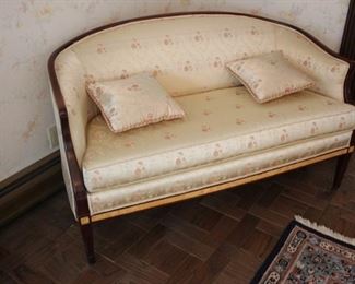 Diminutive settee