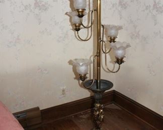 Funky figural floor lamp