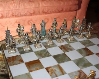 Pierro Benzoni "Battle of Nagashino" samurai chess set