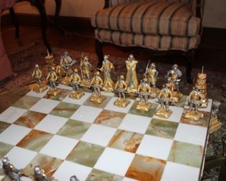 Pierro Benzoni "Battle of Nagashino" samurai chess set