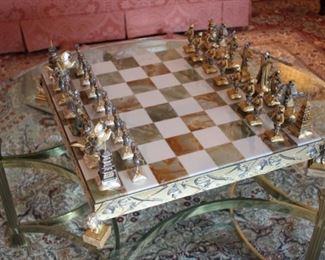 Pierro Benzoni "Battle of Nagashino" samurai chess set