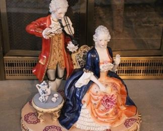 Capodimonte figural group