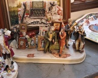 A. Borsato signed Italian figural group