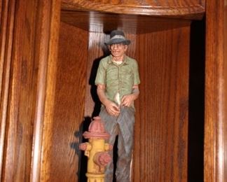 Norman Rockwell & Michael Garman figures