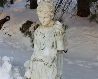 Life size garden statuary