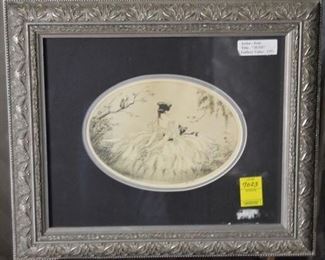 7023 - Framed Erte Picture - "June"