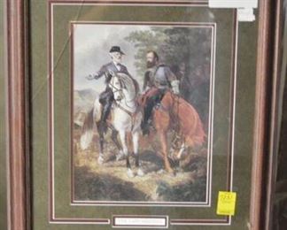 7031 - Framed Print - "The Last Meeting"