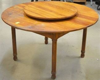 3710 - Round Dining Table with Lazy Susan