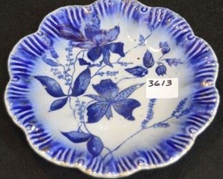 3613 - Flow Blue Plate