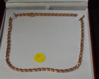 30 - 26Ct Genuine Morganite Necklace