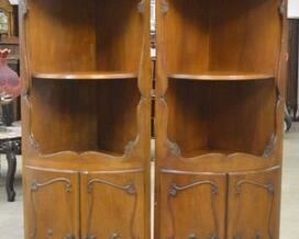 397D - French Corner Cabinet