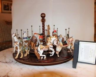 Lenox Carousel Full Set w/ Certificates (Damaged) - Asking Price: $150