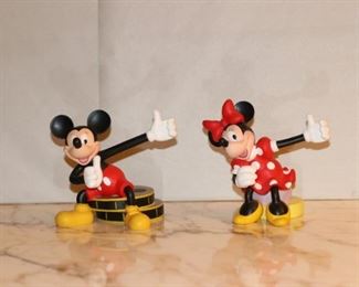 Disney Collectibles Minney and Mickey Mouse Picture Frame Holders Set (Out of Box)- Asking Price $50