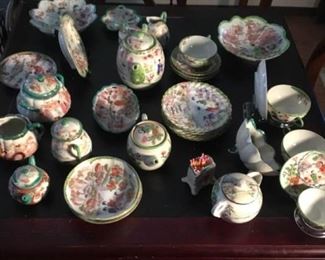 Geisha Themed Porcelain