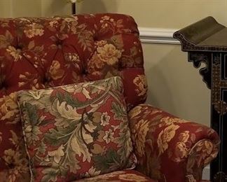 Red floral chair, super comfortable, quality chair~ $175 