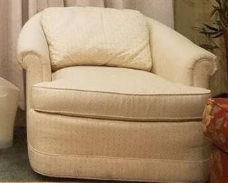 Off white chair (with hidden wheels underneath) ~ $75 