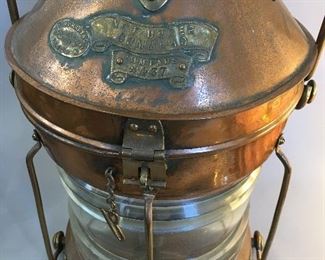 Vintage R. C. Murray & Co. Copper Ship’s Light 