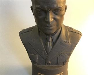 Vintage Wedgwood Basalt Dwight Eisenhower Bust