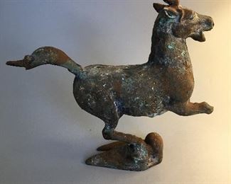 Vintage Metal Horse, Chinese Style “as is”