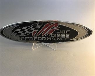 Vintage Joe Gibbs Performance Metal Badge