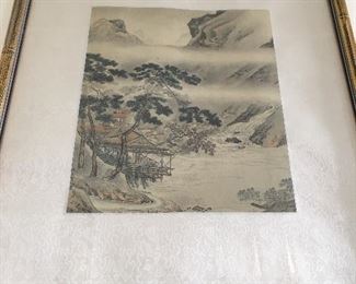 Chinese Watercolor on Silk