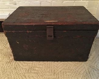 Antique Late 1800’s Dove Tail Tool Box, Honest Wear 