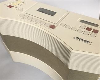 Vintage Bose AW-1 Acoustic Wave Music System AM/FM Cassette Player in working condition.