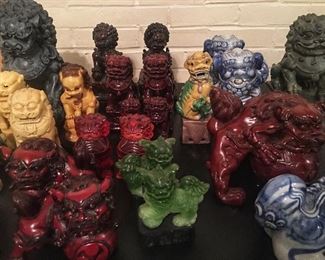 Collection of Contemporary Foo Dogs