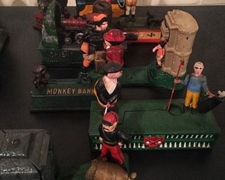 Collection of Contemporary Cast Iron Banks