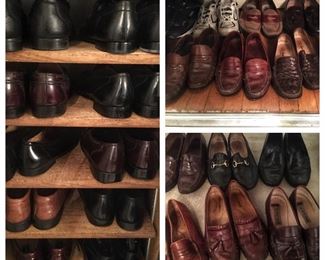 Lots of Men’s Shoes to include Ferragamo, Bostonian, Florsheim and More (mostly size 8 1/2)