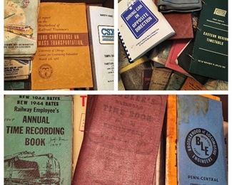 Vintage Railroad Ephemera (sold as a lot) much not pictured