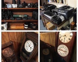 Cameras, Lenses, Scopes, Printers, Monitors, Clocks!!
