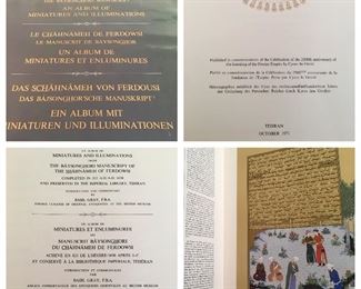 Rare!! The Shahnameh of Ferdowsi “The Baysonghori Manuscript “ an album of miniatures and illuminations. 