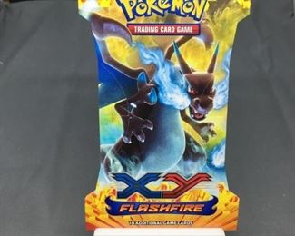 Factory Sealed Pokemon XY Flashfire 10 Card Booster Pack in Retail Blister Shell