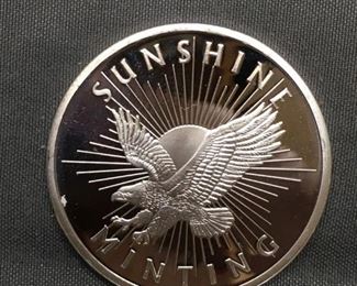 Half Troy Ounce .999 Fine Silver Sunshine Minting Silver Bullion Round Coin