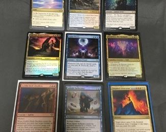 9 Card Lot of Magic the Gathering GOLD SYMBOL RARE Cards from Collection Unresearched