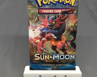 Factory Sealed Pokemon SUN MOON Base 10 Card Booster Pack