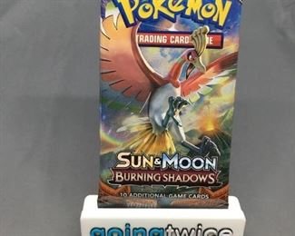 Factory Sealed Pokemon Sun Moon BURNING SHADOWS 10 Card Booster Pack