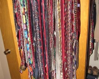 Many vintage ties