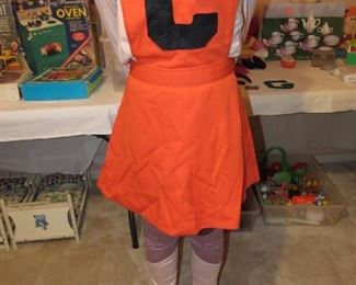 Vintage Catholic High cheerleader outfit